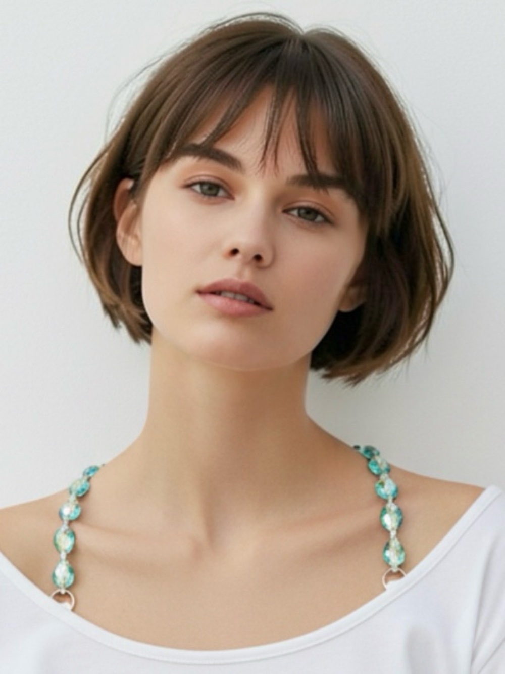 💚Bra Straps - Tea Green Crystals